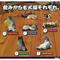 Cats and Dogs Drinking Together After 5 Mini Figure Collection