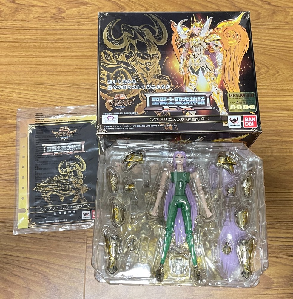 Saint Seiya Myth EX Soul of Gold God Cloth Aries Mu Action Figure