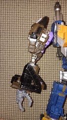 Transformers Unite Warriors Bruticus + Amazon Blast Off + TCW Uprade Kit