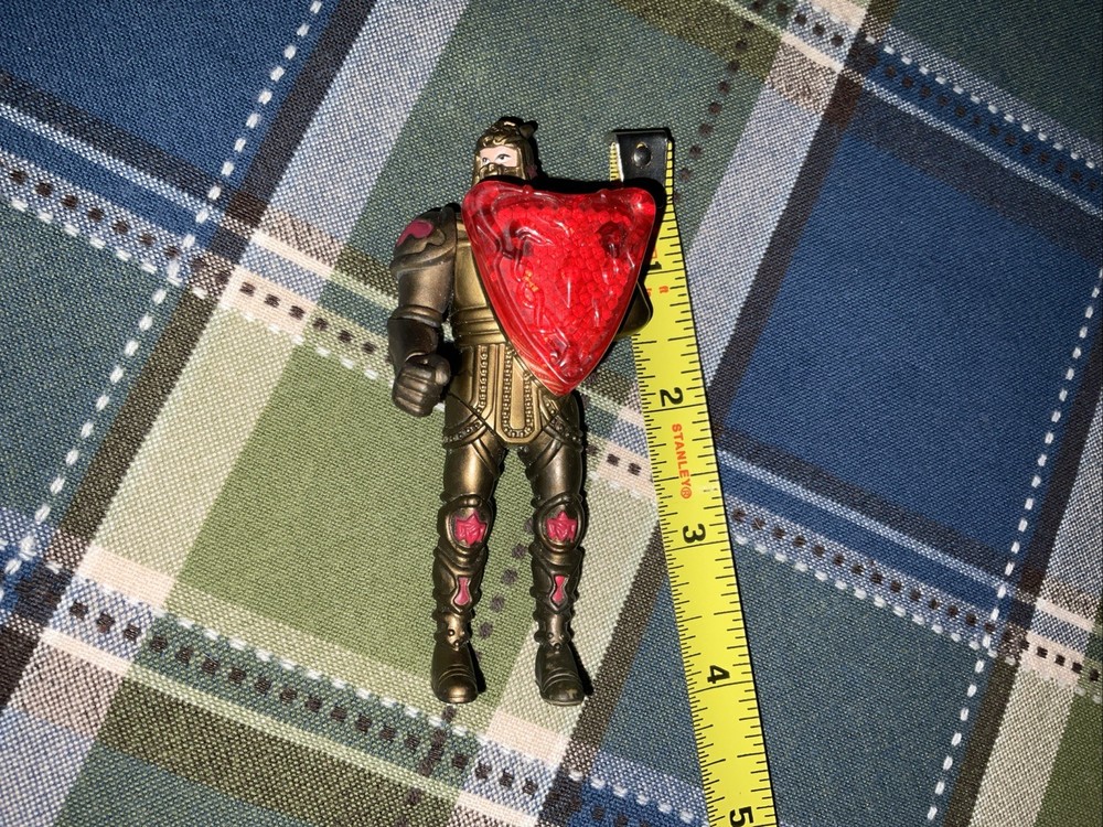 1999 Saban Knight Mystic? Action Figure Gold Red Vintage