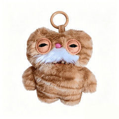 Fuggler Toothy Monster Mini Plush Keychain Pendant Alley Cats Series Toy 3.9in