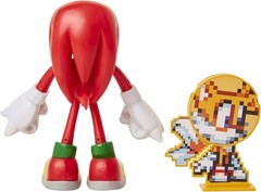 Sonic The Hedgehog 4-Inch Knuckles Toy Figure – Bendable, No Batteries Required
