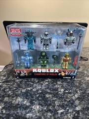 Roblox Champions of Roblox 15th Anniversary Edition Set. 6 Figures With Codes