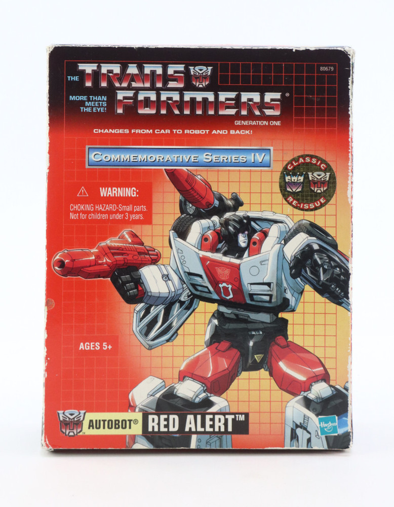 Transformers Generation One Commemorative Series IV Autobot Red Alert Sealed