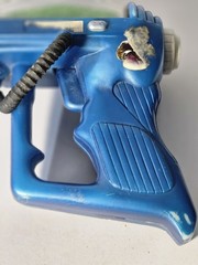 Mars Attacks! Brain Disintegrator Green Ray Gun- works Great!! 1996