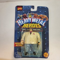 Marvel Comics Heavy Metal Heroes Die Cast Metal Figures 1997 LOT OF 12!