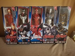 NEW Marvel Avengers 5 Titan Hero Series Lot – Carnage Venom Etc. All New Sealed