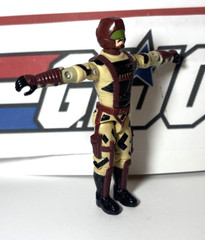 GI Joe Cobra Rock Viper 1990 v1 *100% COMPLETE w/Card, Near Mint!* Vintage ARAH