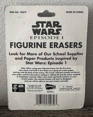 Lot of 5 STAR WARS Episode 1 Figurine Eraser Darth Maul R2 Anakin Sebulba NOS