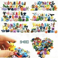 24/144 Style Pokemon Figure Toys Anime Pikachu Action Figure Model