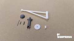 1/6 Scale WWII German Rear Machine Gun Mount – Unfinished Model Kit – Warprints