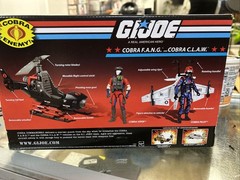 GI Joe 25th Anniversary Toys R Us COBRA FANG Helicopter CLAW Viper Pilot Figures