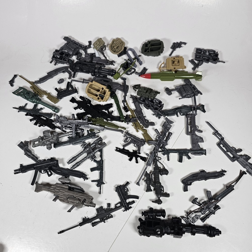 Lot of G.I. Joe 3.75″ Weapons Cache – See Photos