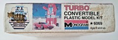 Vtg FERRARI *6069 GO Bots Turbo Convertible Plastic Model Kit 1984 NEW & SEALED