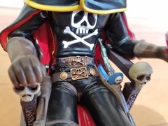 High Dream Albator Captain Harlock figure repaint version