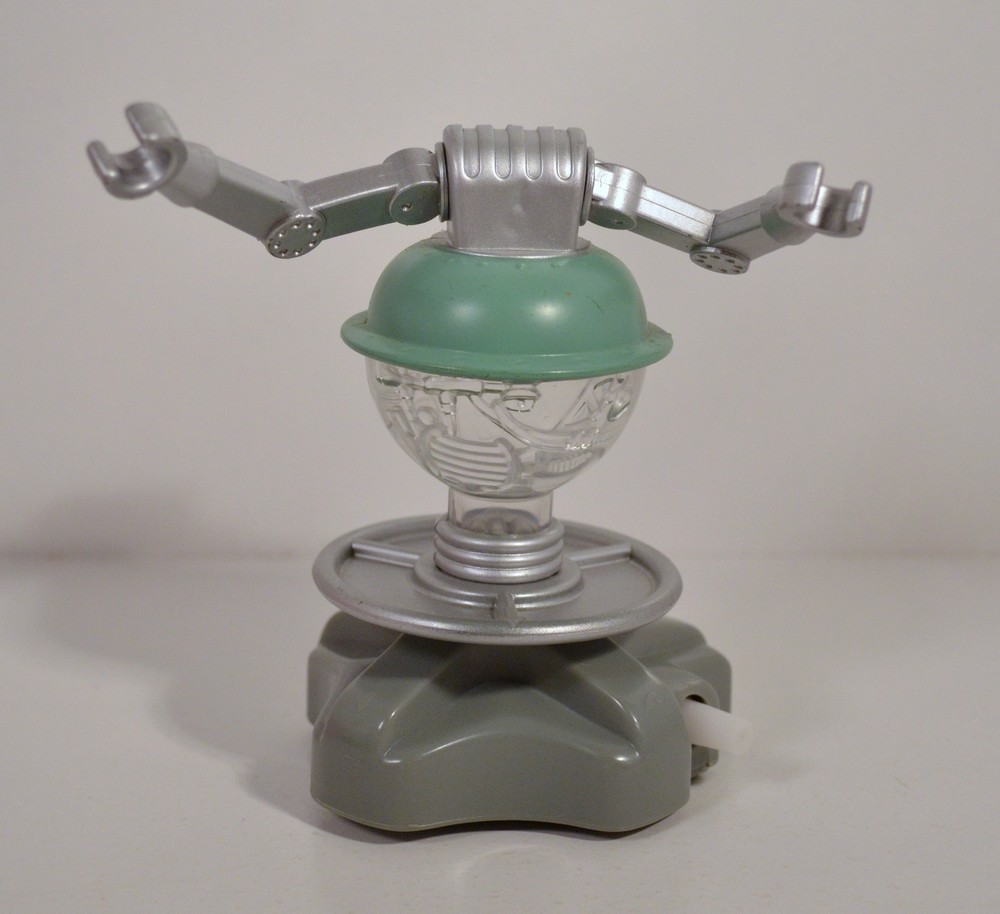 RARE 1998 Weber Robot 4″ McDonald’s EUROPE Movie Action Figure Disney Flubber