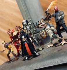 Large or Top Heavy Action figure Stands (Qty 5 Per Pack) Updated Double Peg!