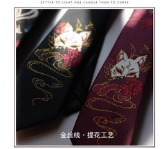 Anime Tie Cosplay Costume Accessories Fox Neck Adult unisex Clothing Men Women