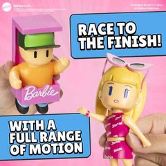 STUMBLE GUYS LEGENDARY BARBIE LIMITED EDITION BOXED 4″ ACTION FIGURE MATTEL