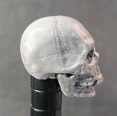 NECA custom fodder Black & White Vincent Price Figure ALT SKULL HEAD Accessory
