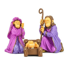 Ron English New Nativity Scene Vinyl Figure Set Holiday Scene Popaganda Neo 2015