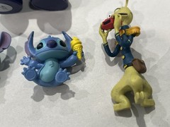 Disney Lilo & Stitch Jumba Jookiba Evil Genius Alien PVC Figure Cake Topper Lot
