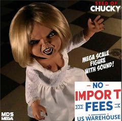Tiffany Seed of Chucky Talking 15″ Mega Scale Doll Mezco Horror Ship From US