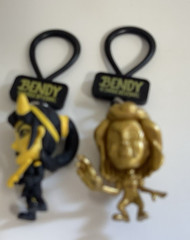 Bendy And The Dark Revival Backpack Clip Key Chain & Figure Lot of 6 Gift