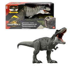 Mattel Jurassic World Rebirth T-Rex Tyrannosaurus Super Colossal action figure