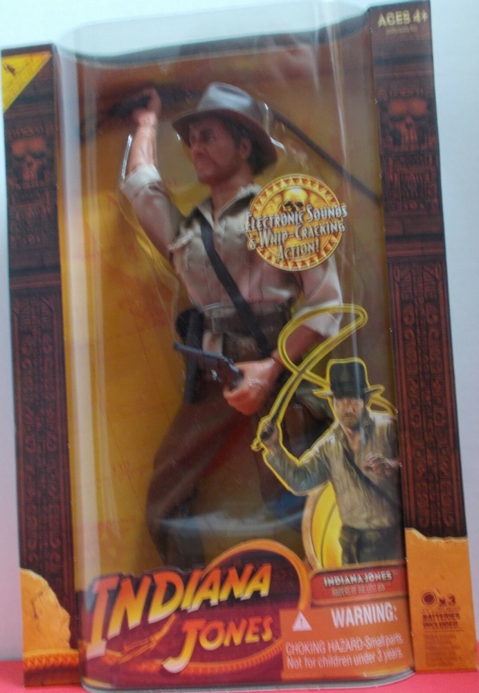 “Indiana Jones” 12″ figure of @ROTLA-Never bring a knife to gun fight@2008-MISB