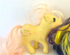 Vintage Lot Of 6 My Little Pony All Say Hong Kong Or China On Foot Hasbro 84-87