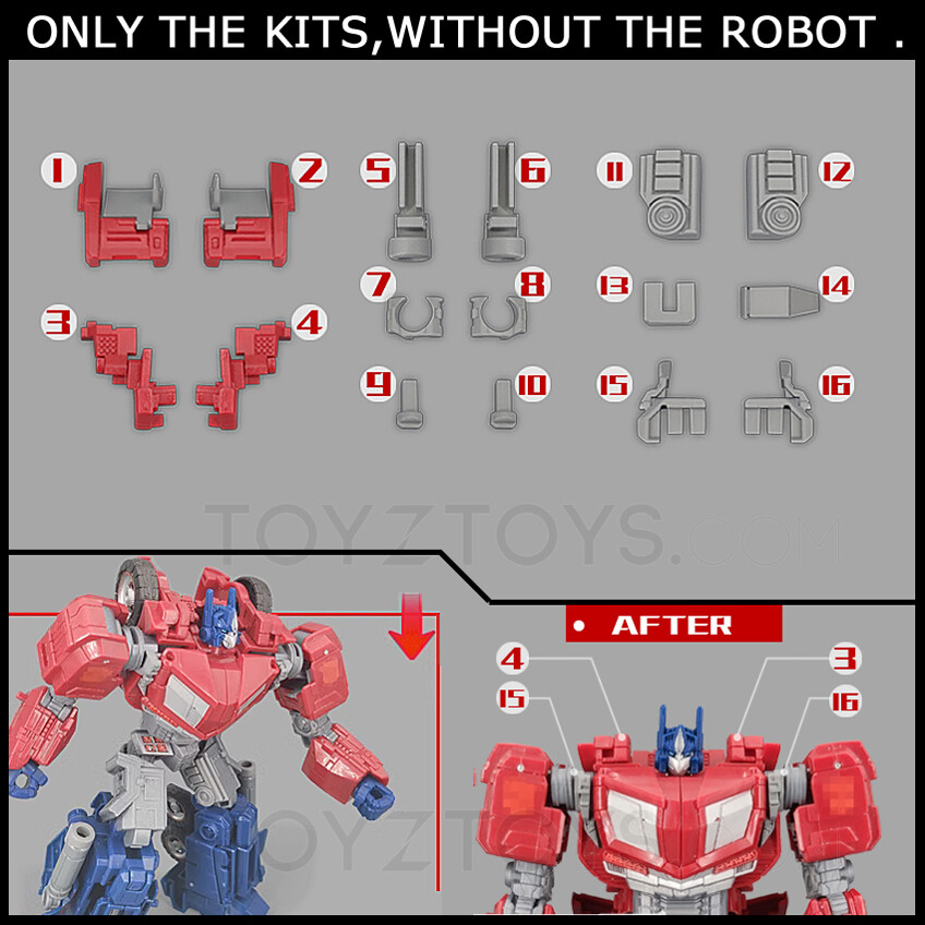 Replenish Fill Upgrade Kit For SSGE WFC03 OP Prime -Filling Parts – by GO BETTER