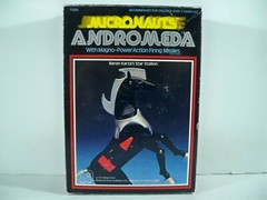 K24i05251 ANDROMEDA MIB MINT IN BOX W/ DECALS MICRONAUTS COMPLETE 1976 ORIGINAL