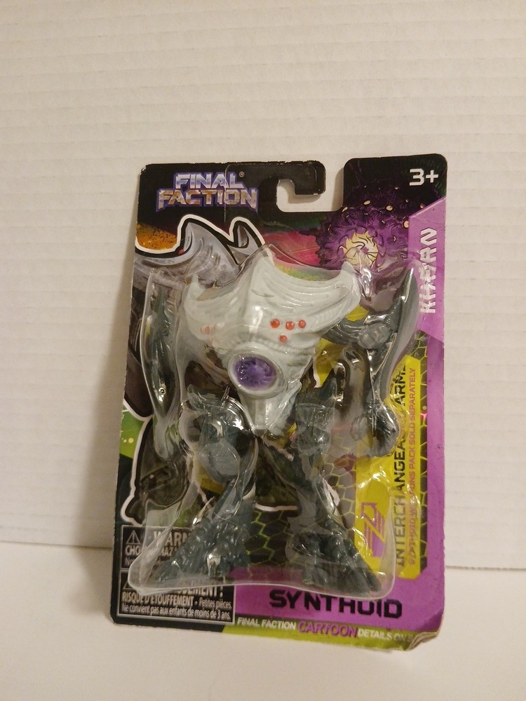 Final Faction Kharn Hive Class Synthoid 4″ Action Figure USED IN PACKAGE 3+
