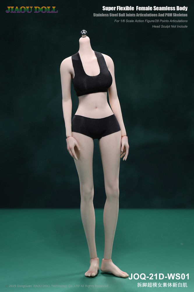 JIAOU DOLL J0Q-21D 1/6 Female Super Flexible Body 12″ Action Figure Body Model