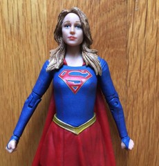 DC Collectibles CW Supergirl Melissa Benoist TV Custom action Figure 7” loose