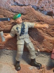 4 Guts! Green Berets Canned Heat Grunt Vtg Action Figure Lot Mattel 1986 1988 2″