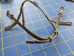 Original Vintage Marx Johnny West Brown Saddle Rifle Knife Blanket Accessory Lot