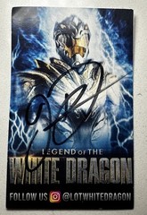 Legend Of The White Dragon Jason David Frank Autograph Card