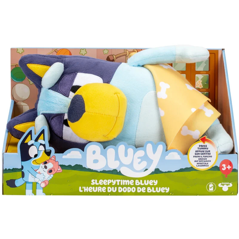 NEW – Bluey S11 Sleepy Time Bluey V2 Sound Effects Plush Toy, Kids toy 3+