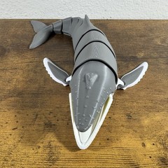 3D Printed Articulated 10″ Ocean Humpback Whale Fidget Sea Life
