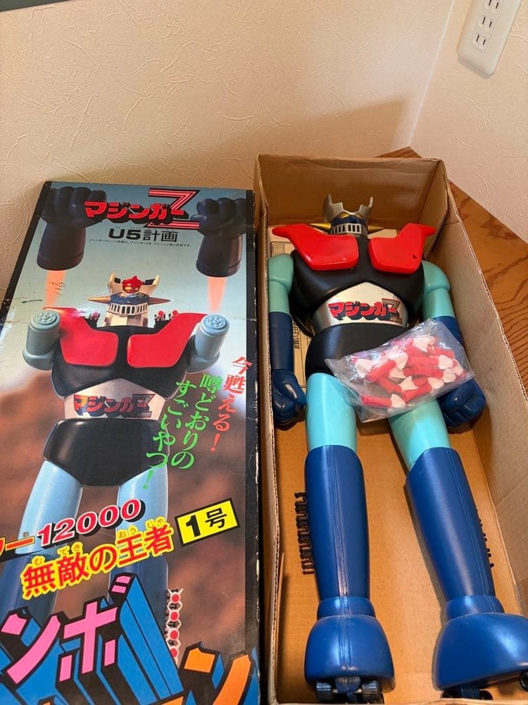 Unifive Jumbo Machinder Mazinger Z Large Robot Figure Vintage Used Japan