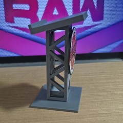 WWE Mattel Elite RAW/SMACKDOWN Anonymous General Manager Podium Accessory Bundle