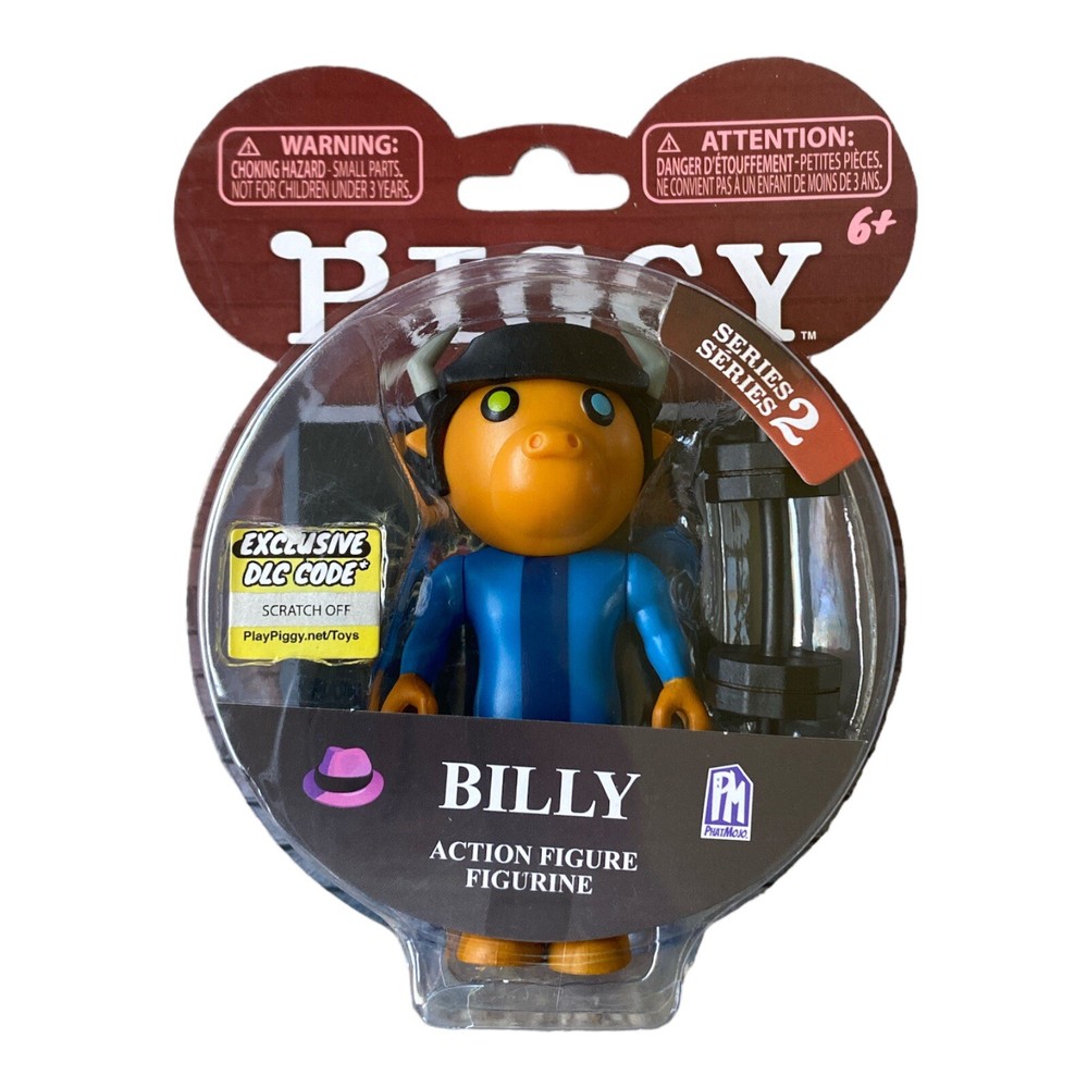 PIGGY Roblox Series 2 3.5” Billy Action Figure Toy with DLC Code *New Sealed
