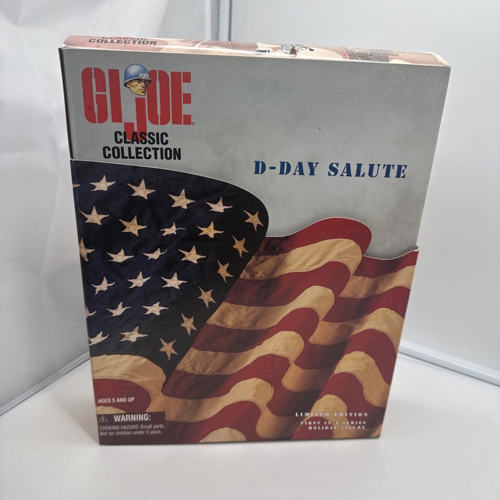 G I Joe 12” Classic Collection D-Day Salute African American Soldier