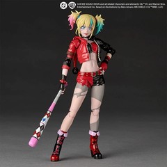 Kaiyodo Revoltech Harley Quinn Suicide Squad Isekai Ver. Figure w/Bonus In Stock