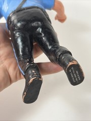 WWF LJN Superstars 1989 Big Bossman Black Card Wrestling Action Figure WWE