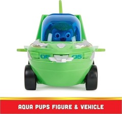 PAW Patrol Aqua Pups Rocky Sawfish Rescue Vehicle & Action Figure [DAMAGED BOX]