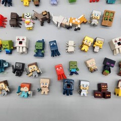 Large Lot of Minecraft Minifigures Blocks Spiders 100+ Mixed *Read & See Photos