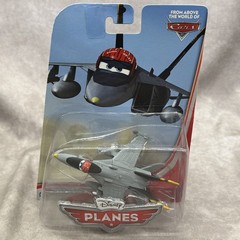 Disney Planes Echo Premium Die-Cast Navy Fighter Jet Airplane (2012, Mattel)